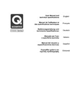 Q Acoustics 7000 Series Manual